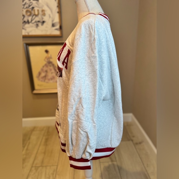 New! QUEEN OF SPARKLES Licensed Alabama Basketball Sweatshirt - Picture 7 of 10